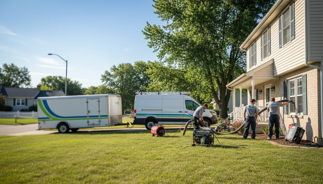 Flooded Basement Restoration And Cleanup With Repair in Sawyer, KS near me